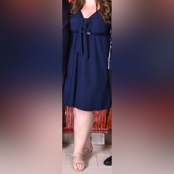 SHEIN LUNE Plus Knot Front High Waist Cami Dress - Picture 9 of 10